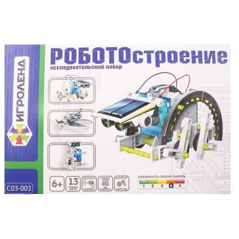 

Исследовательский набор "Роботостроение", 13 в 1, ТМ "Игроленд"