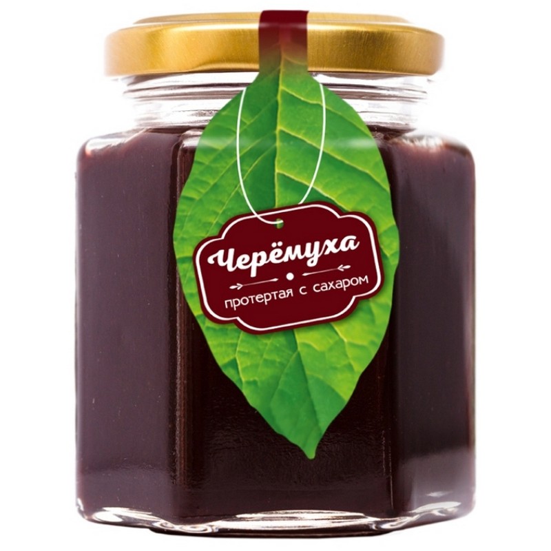 Черемуха протертая с сахаром, 220 г, ТМ 