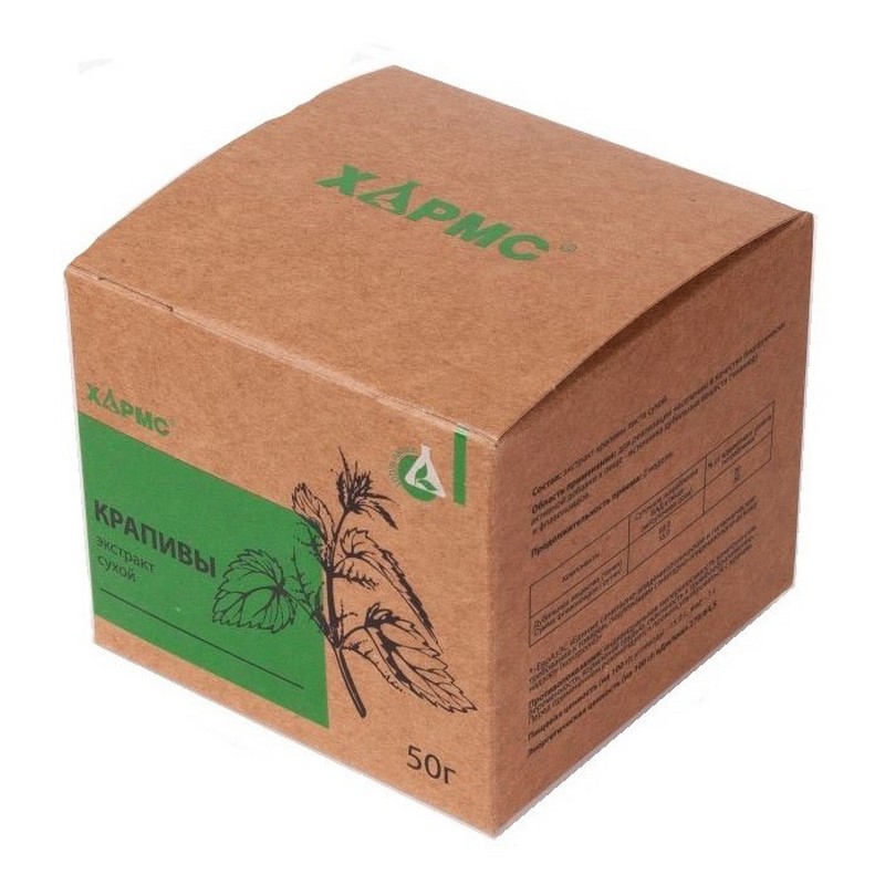 Экстракт крапивы сухой, 50 г, ТМ 
