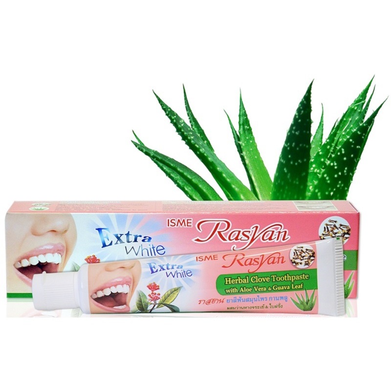 Зубная паста Rasyan, травяная с гвоздикой, алоэ вера и листьями гуавы, 30 г