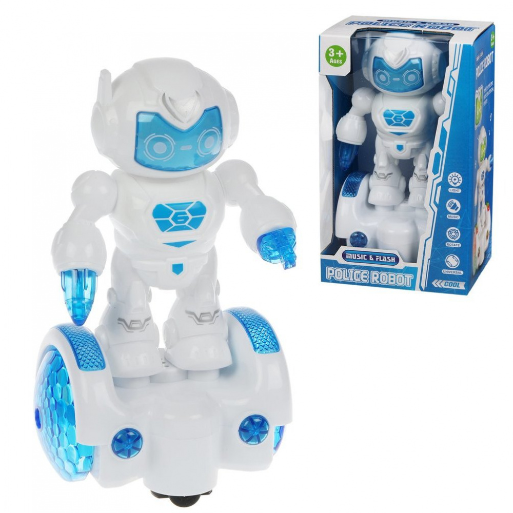 

Робот Наша Игрушка "Полицейский", свет, звук (арт YG682-1)