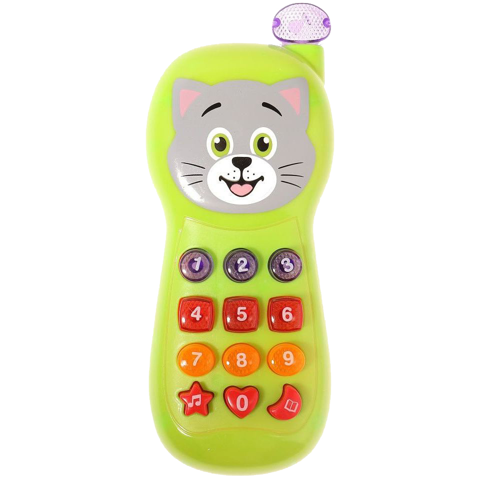 

Телефон обучающий "Кот", свет, звук, ТМ "Игроленд"