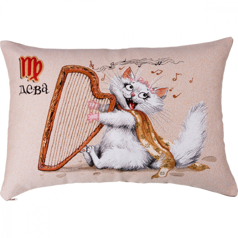 Подушка декоративная Santalino "Котята | Дева", 63x45 см, гобелен, беж, 100% хлопок (арт 850-901-24)
Подушка декоративная Santalino "Котята | Дева", 63x45 см, гобелен, беж, 100% хлопок (арт 850-901-24)
