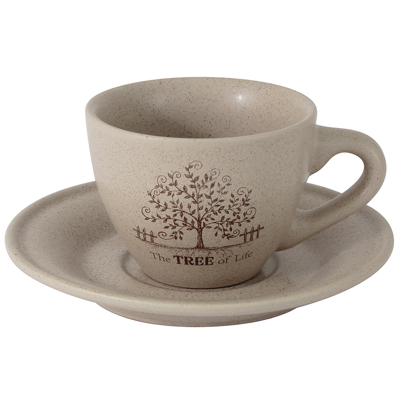 Чашка с блюдцем Terracotta 