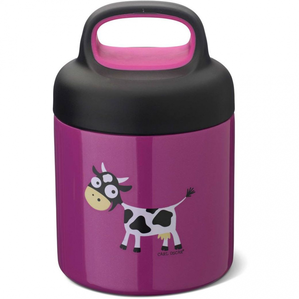 

Термос для еды Carl Oscar "LunchJar Cow", 300 мл, фиолетовый