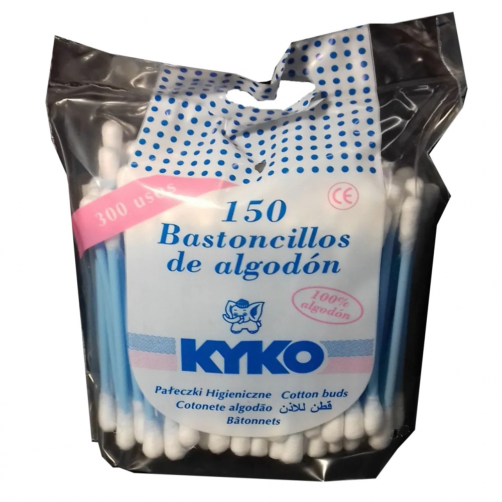 Ватные палочки Kyko, 150 штук