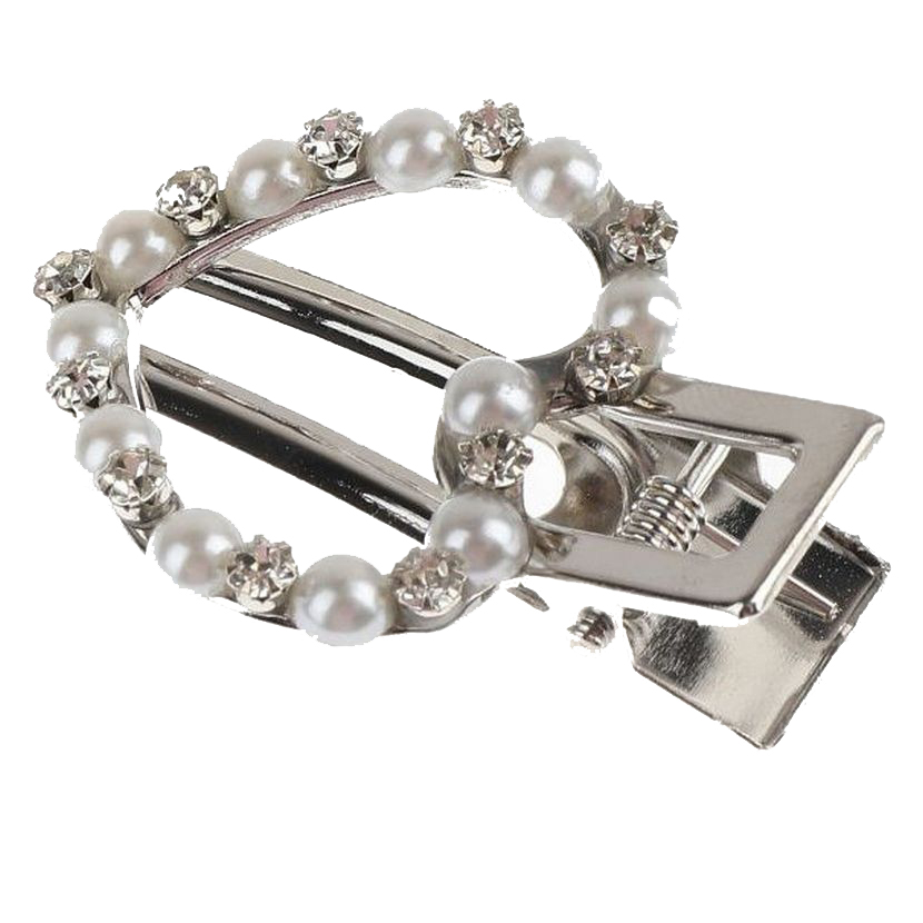 

Заколка-зажим Beriotti "Сердце", металл, серебристый