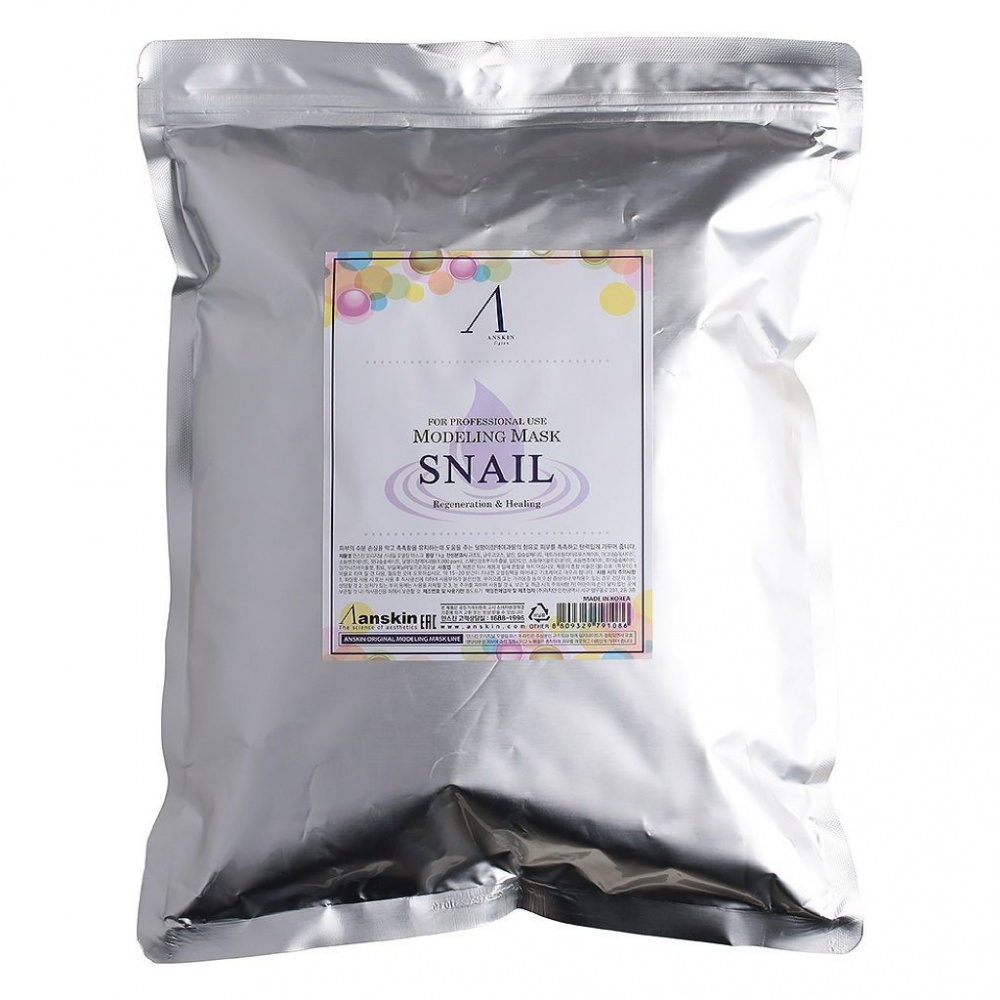 

Маска для лица Anskin "С муцином улитки", альгинатная, 1 кг