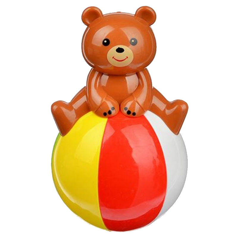

Неваляшка "Медведь", со звуком бубенцов, ТМ "Игроленд"