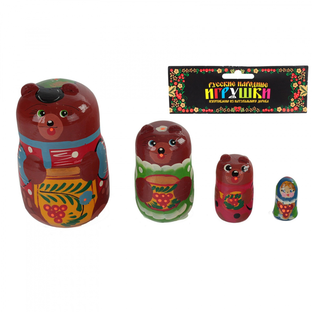 Матрешка Русские народные игрушки 