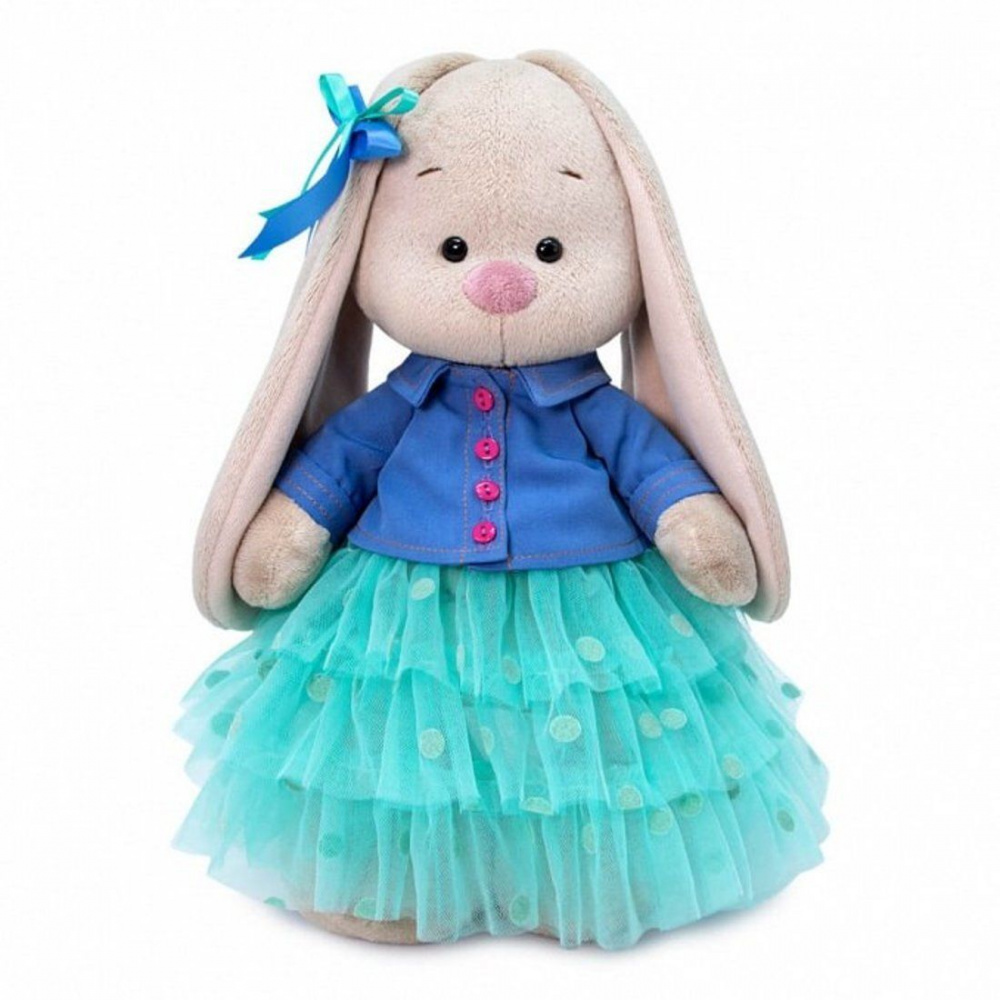 

Мягкая игрушка Зайка Ми "В юбке и джинсовой курточке", малая, 25 см