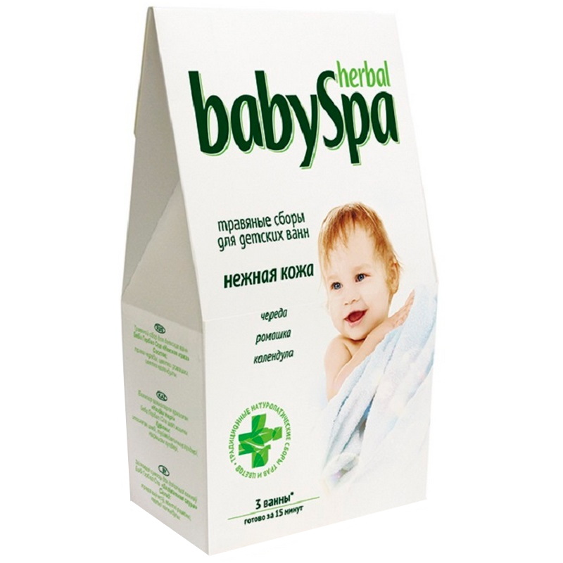 Травяной сбор для купания малышей Herbal Baby Spa 