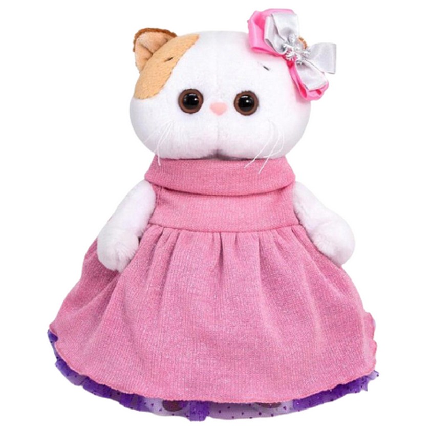

Мягкая игрушка "Кошечка Ли-Ли в платье с люрексом", 24 см, ТМ "BudiBasa"