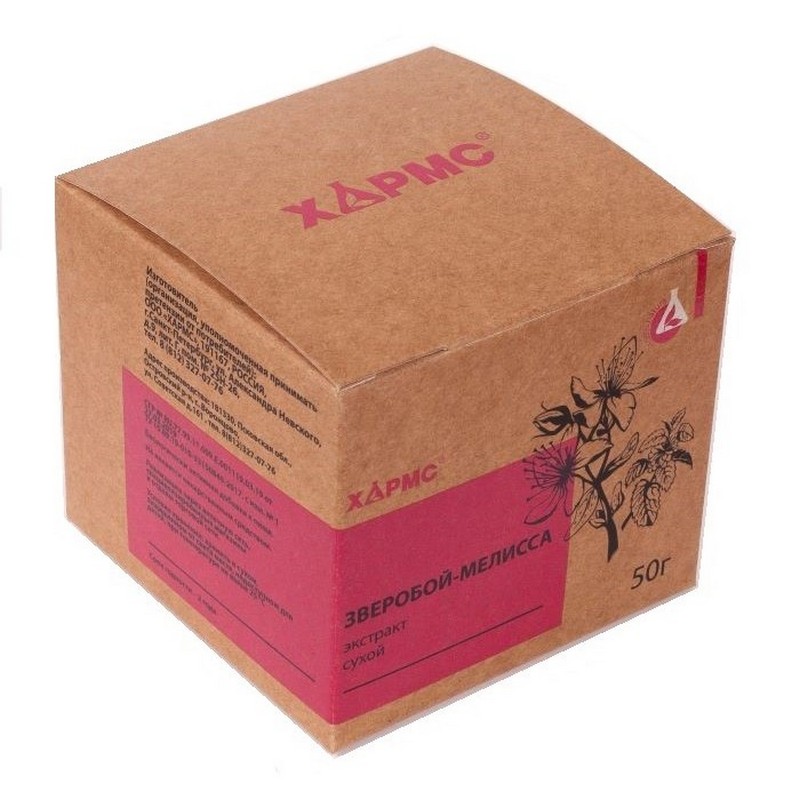 Экстракт зверобой-мелисса , 50 г, ТМ 